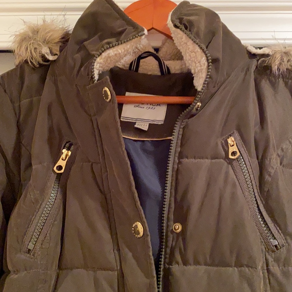 Nautica Army Green Puffer Gem